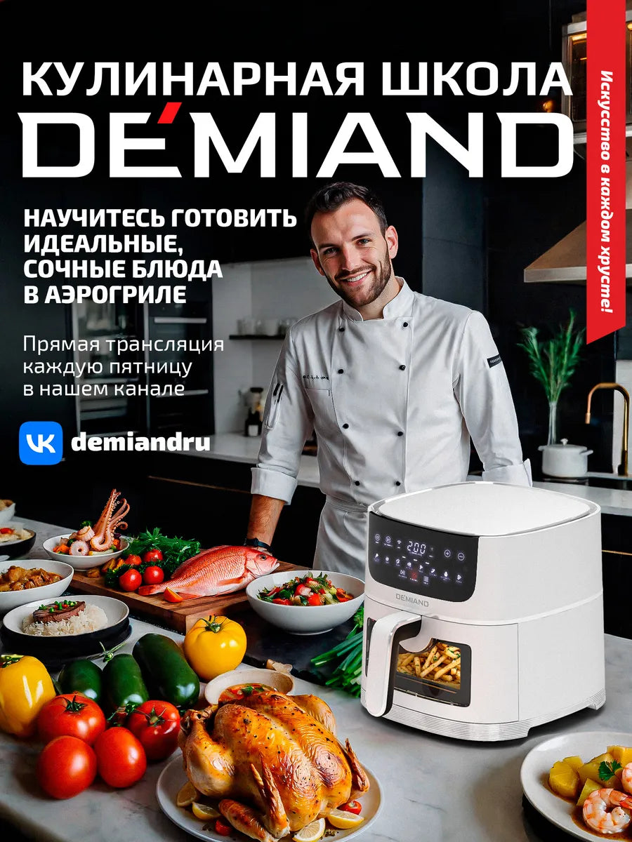 Аэрогриль DEMIAND KRISPER с Wi-Fi, 8 л., DK-5300
